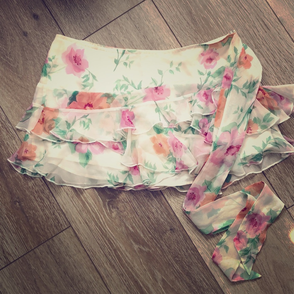 Abercrombie & Fitch silk mini skirt